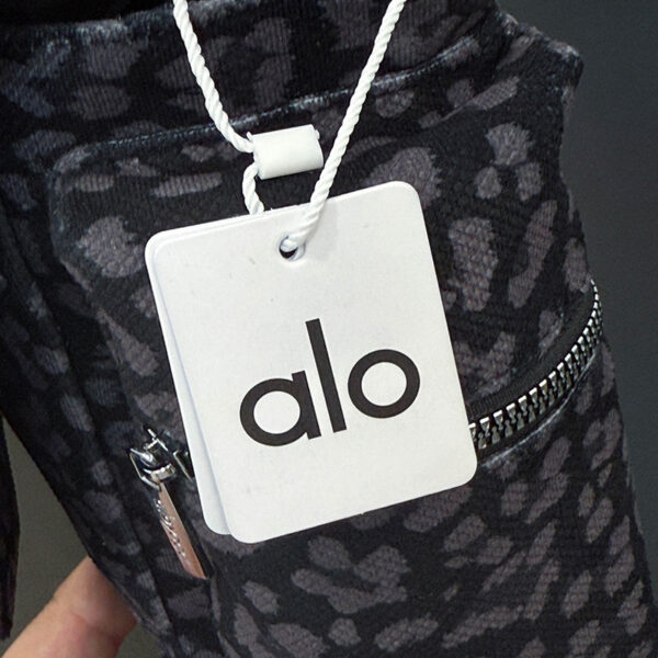 alo leopard Print Messenger bag for women, American retro casual schoolbag, canvas single-shoulder crossbody bag