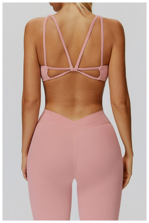 Yoga bra, thin band cross-shaped backrest sports underwear, high-end running and fitness top