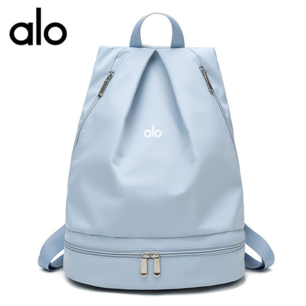 alo dry and wet separation fitness backpack, sports handbag, light luggage, Oxford travel bag