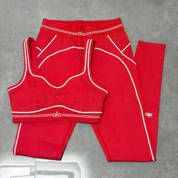 Alo yoga workout set for women - Pilates exercise and fitness apparel