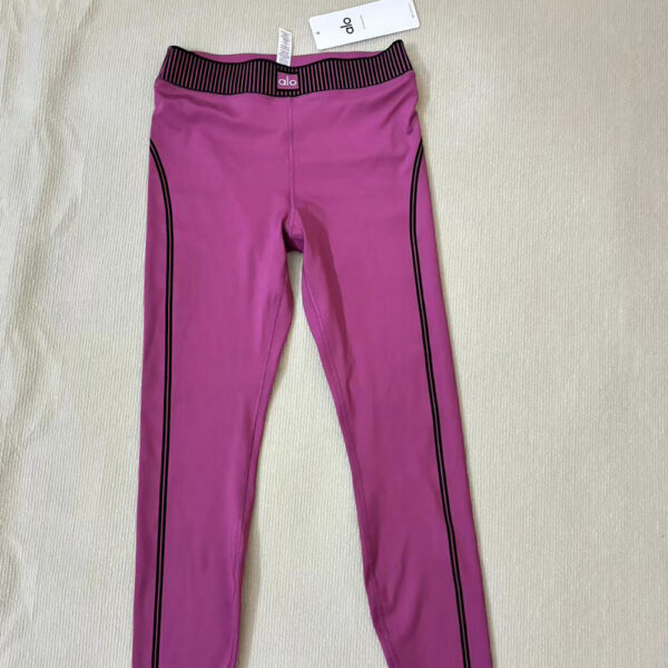 New rose-red ALO yoga and pilates workout set